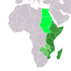 East Africa map image