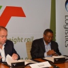Collaboration in road to rail migration Steve Ford and Siyabonga Gama image