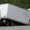 Broken truck trailer image