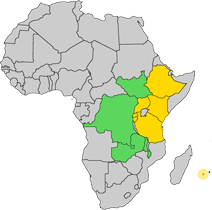 African map image