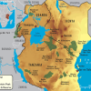 East Africa map image
