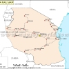 Tanzania rail map image