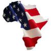 africa with american flag