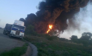 Truck explosion image