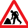 roadworks sign image