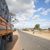 Truck parked in Africa