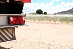 Truck stop in Africa