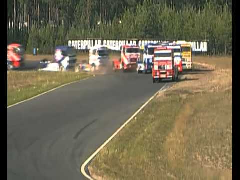 Truck racing crashes Truck racing crashes
