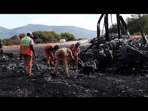 N1 explosion truck was licensed to carry hazardous goods